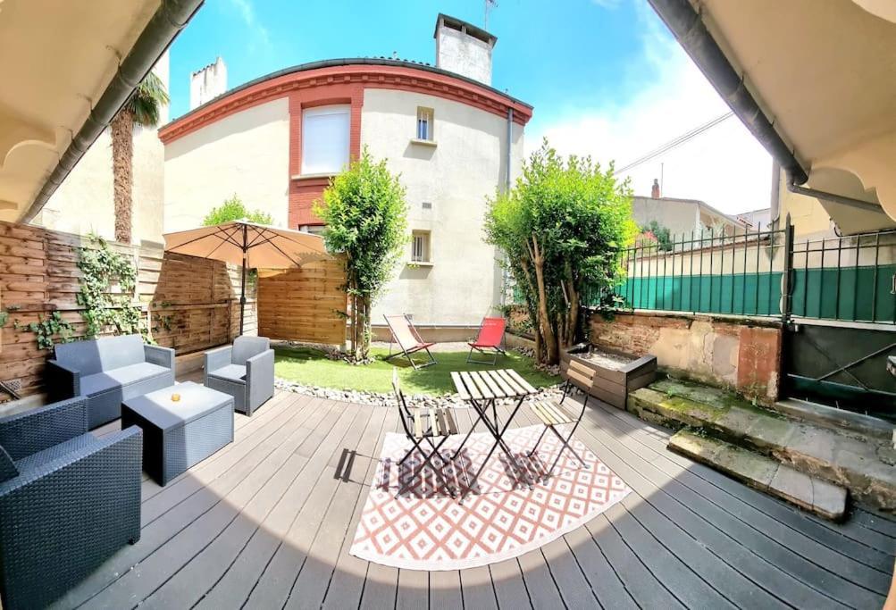Ferienwohnung T2 Cosy & Garden - Hypercentre - Gare - Wifi Toulouse Exterior foto